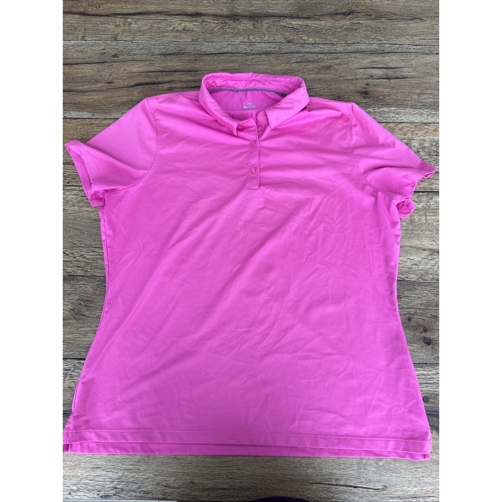 Under Armour Womens Size XL PGA Golf Shirt Polo Top Frisco 2027